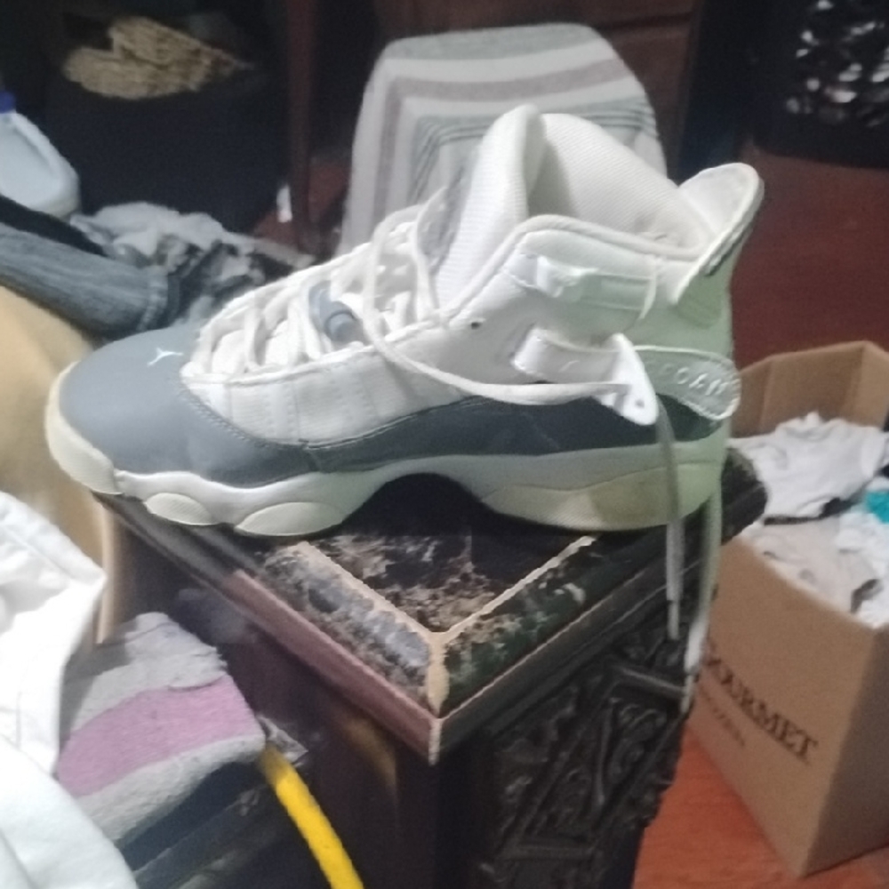 Jordan Women's Shoes in Gray and White - Picture 1 of 3
